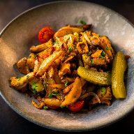 Картофель с грибами