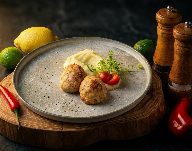 Куриные котлетки с пюре